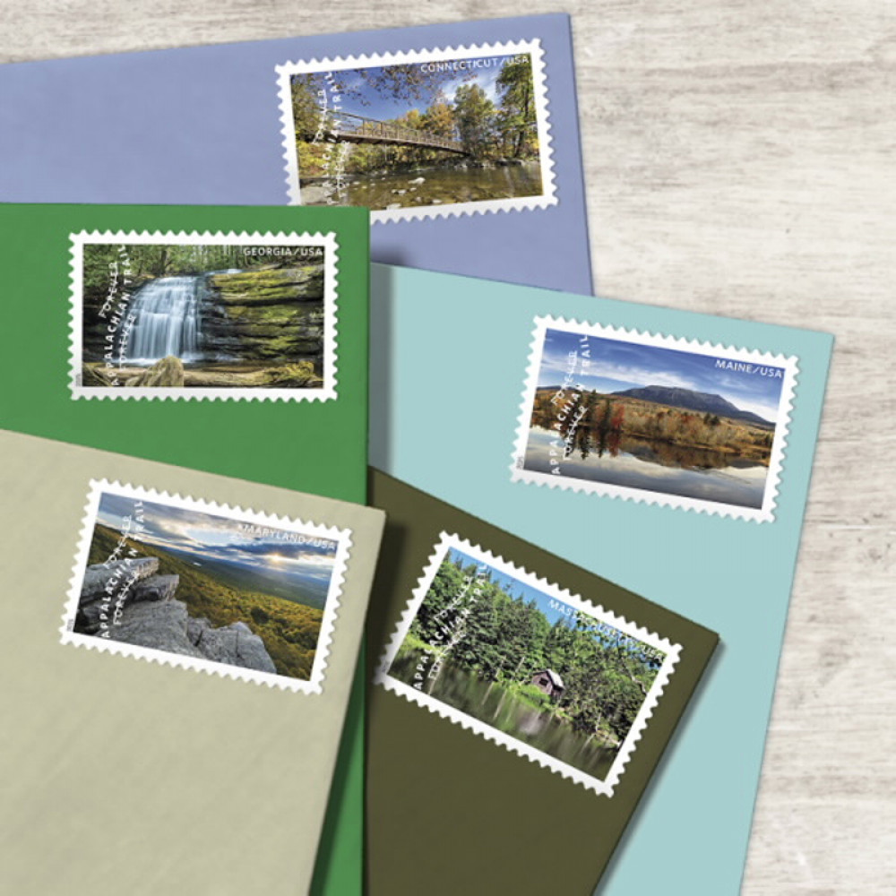2025 The Appalachian Trail Forever Stamps, Sheet of 15 |Multiple Stamp Designs
