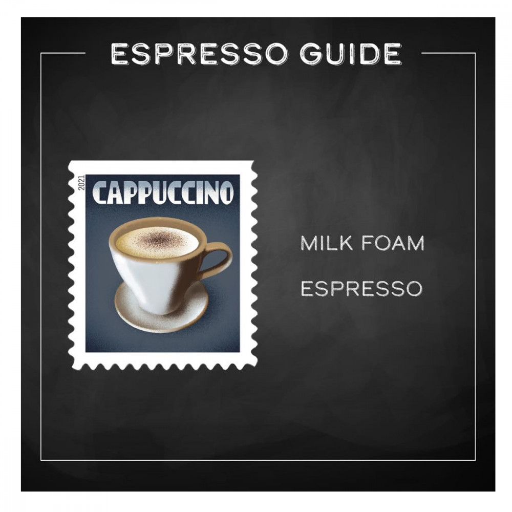 (2021) USPS Espresso Drinks Forever Coffee Stamps