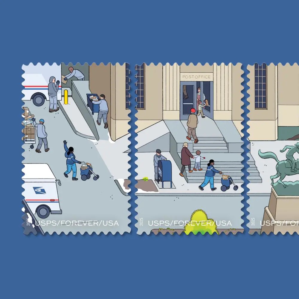 2025 Years of Delivering Stamps, Sheet of 20